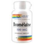 Solaray Bromelain 500mg 60 Vegetable Gel-Caps is a food supplement based on Bromelain.