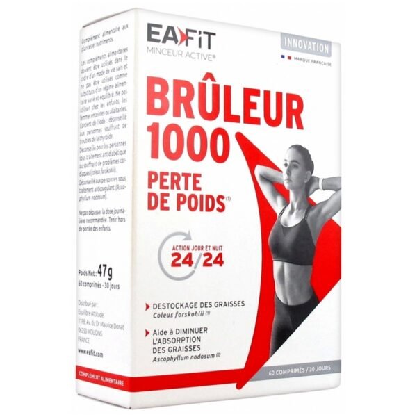 Eafit Burner 1000 Weight Loss 60 Tablets is a food supplement based on plants and nutrients