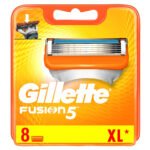 GILLETTE, Fusion5 Запасные лезвия, для мужчин, 8 шт