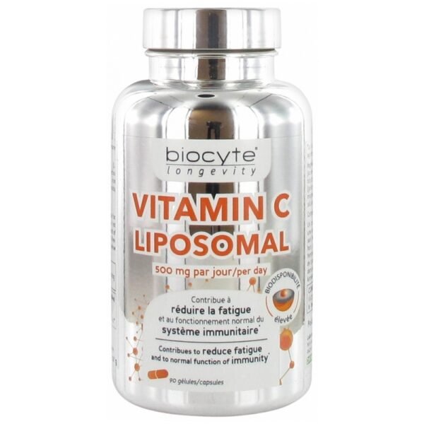 Biocyte Longevity Vitamin C Liposomal 90 Capsules - это пищевая добавка на основе липосомального витамина C, которая способствует снижению усталости и нормальному функционированию иммунной системы.