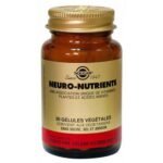 Solgar Neuro-Nutrients 30 Vegetable Capsules is a food supplement combining vitamins, plants, and amino acids.