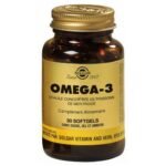 Solgar Omega-3 30 Softgels is a food supplement with concentrated oil of cold sea fish.