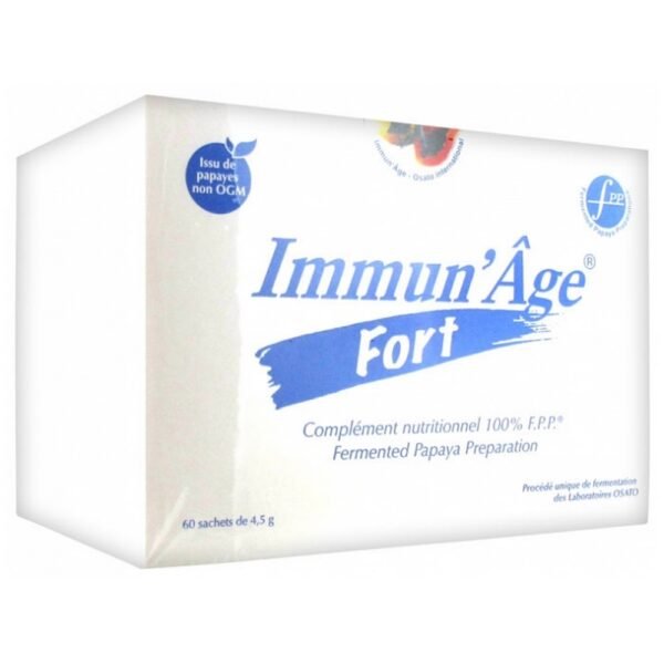 Osato Immun'Age 60 Sachets of 4,5g is a protective food complement which reinforces natural defences, improves vitality and wellbeing and accelerates recovery