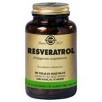 Solgar Resveratrol 60 Vegetable Capsules is a food supplement.
