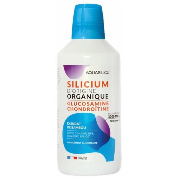 Aquasilice Silicium of Organic Origin Glucosamine Chondroitine 1l is a solution based of young sprouts of Bamboo, Glucosamine, Chondroitin and Manganese.