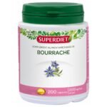 Super Diet Borage Oil 200 Capsules is a food supplement with organic borage oil to struggle with cutaneous aging.