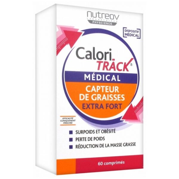 Таблетки Nutreov Calori Track Médical Extra Strong 60 - это медицинское устройство, созданное для лечения избыточного веса и ожирения, а также для контроля уровня холестерина ЛПНП и триглицеридов в крови.