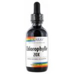 Solaray Chlorophylle 20X 59ml is a drinkable food supplement.