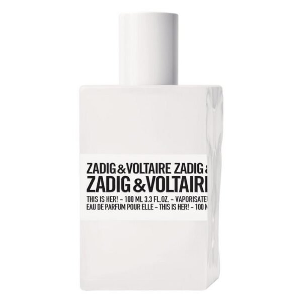 Задиг и Вольтер Это она! Eau de Parfum вызывает чувство бесконечной свободы и волнения. Эта композиция проходит границу между чистой нежностью и темной, более загадочной стороной.