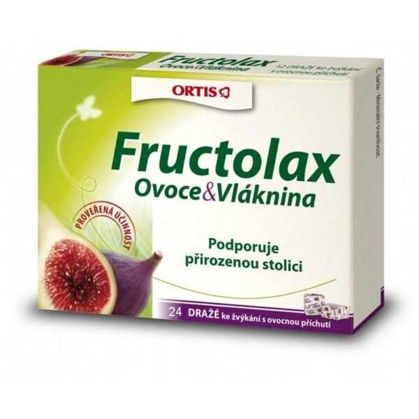 Fructolax Chewing Cube Fruit & Fiber is a dietary supplement in the form of chewing cubes that contains figs, wheat syrup, rhubarb, tamarind pulp, date concentrate and fig flavor.