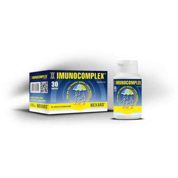 The main component of Imunocomplex is a new complex of substances that actively stimulate the immune system. Vitamins and minerals are also present to strengthen the immune system. The organically bound chromium component has a beneficial effect on diabetes - it helps to regulate blood glucose levels to physiological values.