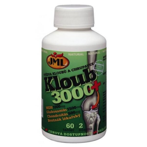 Joint 3000 plus is a dietary supplement in the form of tablets. It is a complex multi-ingredient preparation that contains glucosamine sulfate, chondroitin sulfate, MSM and borage seed oil. Borage contributes to the excretion of water from the body and supports the normal condition of the joints.