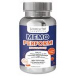 Biocyte Longevity Memo Perform 60 Capsules is a food supplement in form of capsules based on Bacopa extract, Soy lecithin, DMAE, Coenzyme Q10 and vitamins.