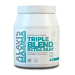 ALAVIS MAXIMA Triple Blend Extra strong is a dietary supplement in the form of a powder with aroma and sweetener from the stevia plant.