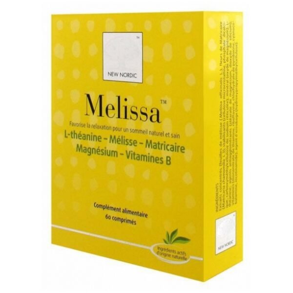 New Nordic Melissa 60 Tablets is a food complement which promotes relaxation for a natural and healthy sleep.