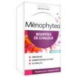Nutreov Ménophytea Hot Flushes 120 Caspules is a food supplement specially created for women over 45 years old to help reduce hot flushes and to limit night sweats.