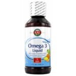 Kal Omega 3 Liquid 120ml is a food supplement based of Omega 3 obtained from wild fishes and distilled molecularly.