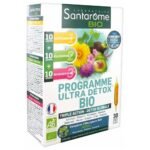 Santarome Organic Ultra Detox Program 30 Vials is a program that promotes the overall detoxification of the body through its triple action.