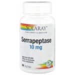 Solaray Serrapeptase 10mg 90 Vegecaps is a food supplement based on gastro-resistant granules providing 20 000 units of the protelytic enzyme serrapeptase, a natural anti-inflammatory enzyme with a broad spectrum of action, in particular against the acidity of stomach.