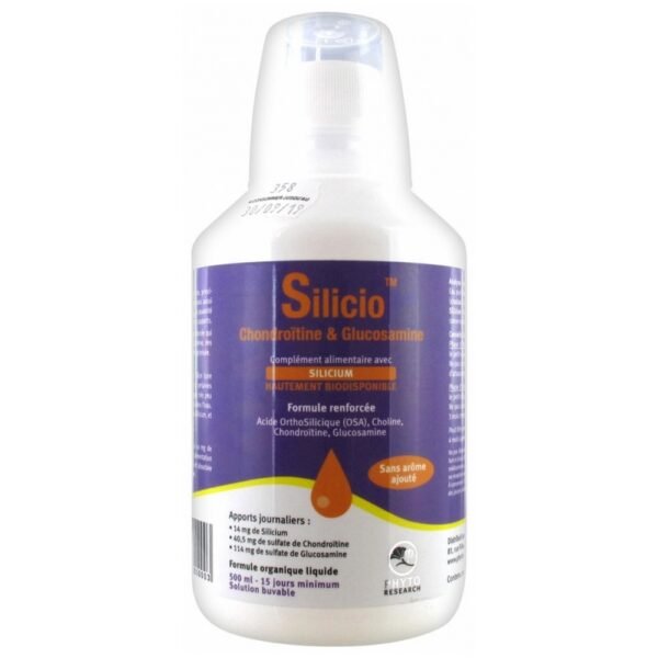 Phytoresearch Silicio Chondroitin & Glucosamine 500ml is a food supplement in the form of a drinkable solution specially developed to meet the high requirements of silicon.