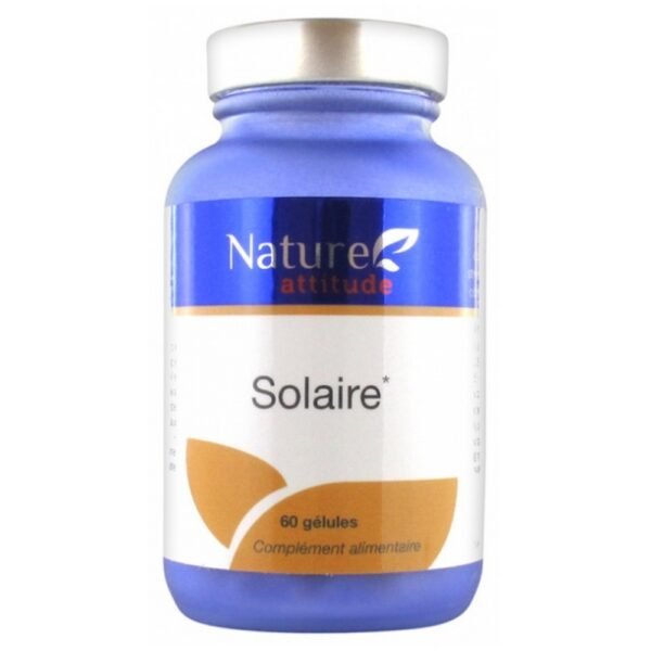 Nature Attitude Solar 60 Tablets is a food supplement in form of tablet with vitamins and extracts of fruits and vegetables.