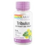 Solaray Tribulus Fruit Extract 60 Vegetable Capsules is a food supplement in form of capsules based of Tribulus.