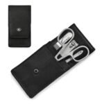 4-piece Manicure Set for Men in Amalfi Leather Case MS-034.C1