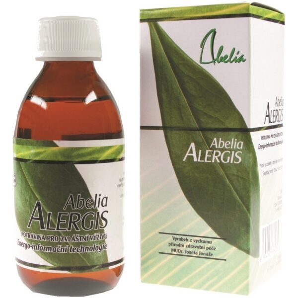 The Abelia Alergis food supplement is a syrup complex with plant extracts for children and adults for the normal function of the immune system .