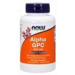 The composition of Now Foods Alpha GPC is 300 mg alfosceranu choline (Alpha-GPC). The supplement is recommended for people who have noticed a decrease in mental performance and more. The effect of Alpha GPC on the central nervous system is very wide.