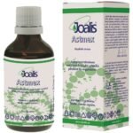 The Astex dietary supplement (Astmex) containing drops with plant extracts contributes to the normal function of the respiratory tract and immune system .