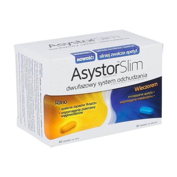 Asystor slim dietary supplement is a two-phase slimming system for the morning and evening