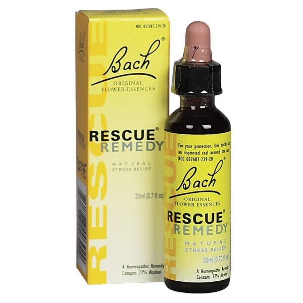 RESCUE REMEDY Crisis drops are a combination of flowers selected by Dr. Bachem - Impatiens