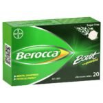 Berocca Boost 20 Effervescent Tablets provides you with essential components for mental and physical energy to be in top shape during the day.