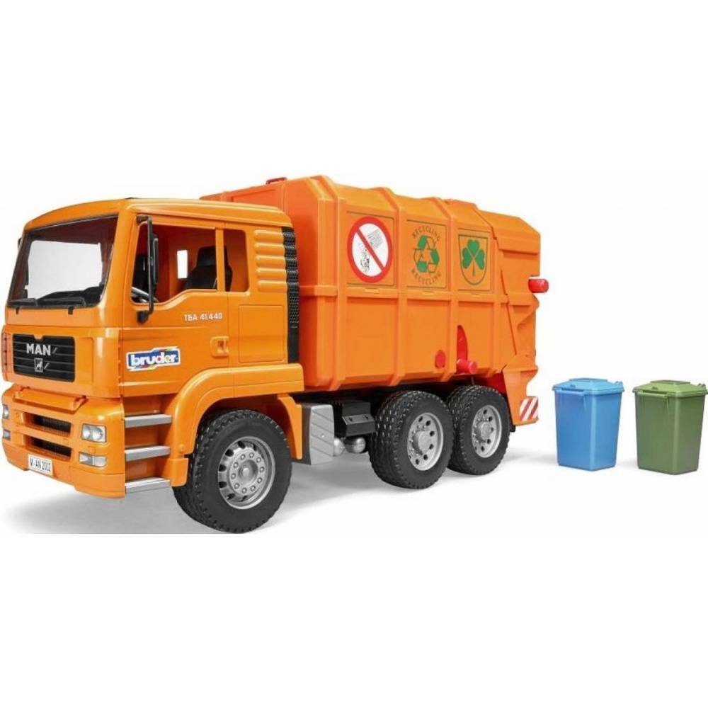 Bruder 2760 Man Garbage Truck Apozona [ 1000 x 1000 Pixel ]