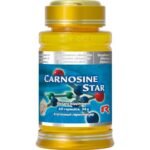 The CARNOSINE STAR food supplement contains a biologically active peptide consisting of 2 amino acids. In the body