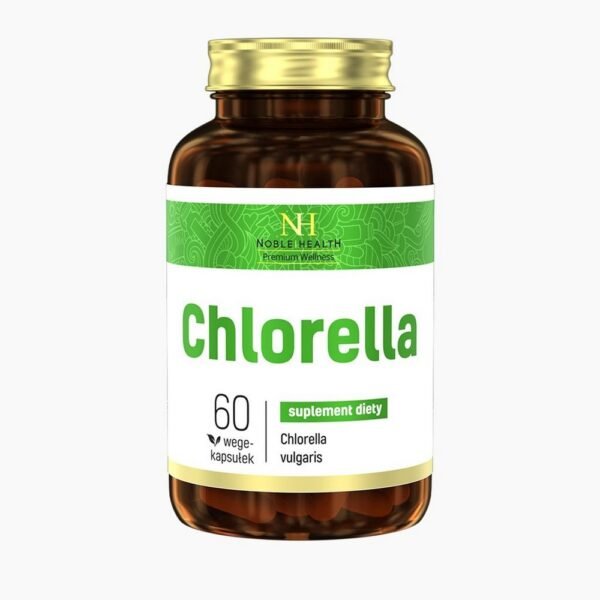 Chlorella is a dark green unicellular microalgae. Its intense color comes from a large amount of chlorophyll. 2 capsules of the product contain 500 mg of algae supporting detoxification of the body. Chlorella also replenishes energy very well