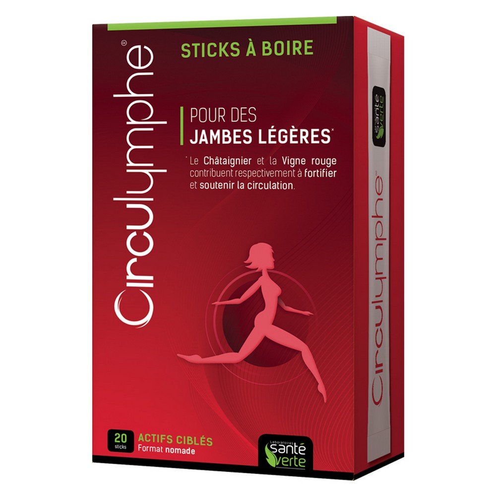 circulymphe 20 У Circulimhe 20 палочек для питья Green Health есть формула с каштаном и красной лозой для усиления и поддержки кровообращения. Таким образом