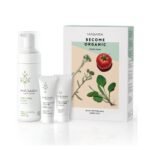 The starter kit contains the most popular skin care products in a practical package that you can take with you on a trip or purchase as a test kit.
