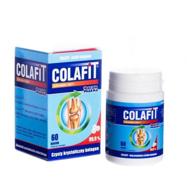 Dietary supplement containing a high dose of natural collagen.