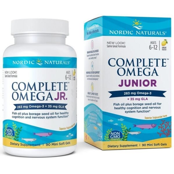 Complete Omega Junior ™ provides a therapeutically effective dose of support for the child's body