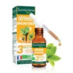 The Bio Santarome immune defense bud complex is a certified organic drinkable food supplement from gemmotherapy . The synergy of buds present in this complex helps stimulate the body's natural defenses and thus reduce fatigue.