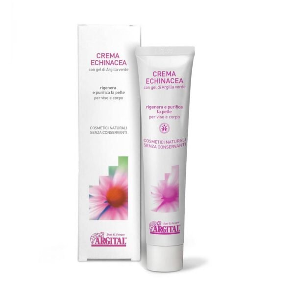 The acne cream uses echinacea extracts