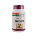 Solaray Turmeric 300mg 95% curcumin is a dietary supplement based on turmeric