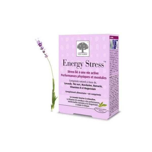 New Nordic Energy Stress 60 Tablets are food compliments that help combat stress thanks to its plant extracts.