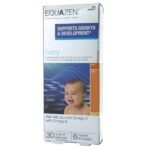 Биологически активная добавка в форме капсул Eye Q Baby twist-off. Продукт содержит уникальную смесь незаменимых жирных кислот Омега-3 и Омега-6