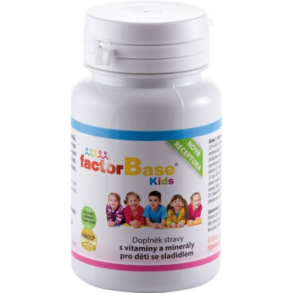 factor base kids 60 Factor Base Kids пищевая добавка для поддержки защитных сил организма. Содержит витамины