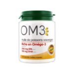 OM3 Fish Oil 120 Capsules is a food supplement based on concentrated oil of wild fish rich in omega 3 which contributes to fight against stress and emotional balance.