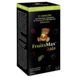 The dietary supplement contains the patented and incredibly effective strain of Lactobacillus acidophilus probiotic bacteria and 21 freeze-dried fruits and vegetables supplementing the diet with valuable vitamin and mineral ingredients