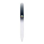 Colored glass nail file