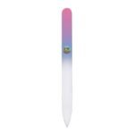 Colored glass nail file